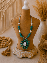 Load image into Gallery viewer, Moonstone Mesa Mother of Pearl &amp; Turquoise Necklace
