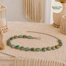 Load image into Gallery viewer, Caravan Canyon Turquoise Statement Belt
