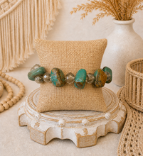 Load image into Gallery viewer, Southwest Soul Chunky Turquoise Bracelet
