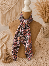 Load image into Gallery viewer, 34" Gemstone Mosaic Medallion Print Scarf
