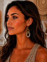Load image into Gallery viewer, Golden Glow Acrylic Earrings
