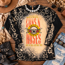 Load image into Gallery viewer, Backstage Roses Rhinestone Rock Bling T-shirt
