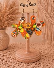 Load image into Gallery viewer, Sunset Bloom Crystal Statement Earrings
