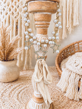 Load image into Gallery viewer, Starlit Pearl &amp; Ribbon Statement Necklace
