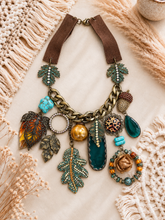 Load image into Gallery viewer, Wildwood Wanderer Charm Statement Necklace
