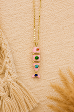 Load image into Gallery viewer, Pink Pisces Fish Necklace
