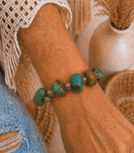 Load image into Gallery viewer, Southwest Soul Chunky Turquoise Bracelet
