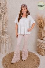 Load image into Gallery viewer, Bohemian Belle Lace Trim Top
