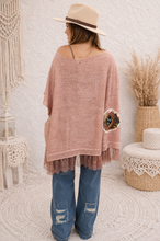 Load image into Gallery viewer, Songbird Applique Poncho
