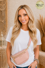 Load image into Gallery viewer, Mira &amp; Moss Blair Fanny Crossbody Bag in Transcendent Pink
