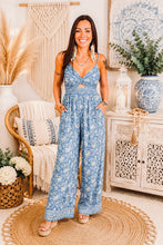 Load image into Gallery viewer, Bluebell Bloom Wide Leg Jumpsuit
