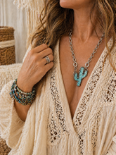Load image into Gallery viewer, Desert Dreams Cactus Necklace
