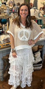 POL White Skirt