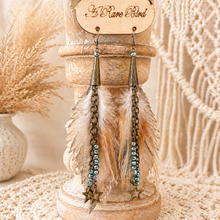 Load image into Gallery viewer, Free Spirit Feather Earrings
