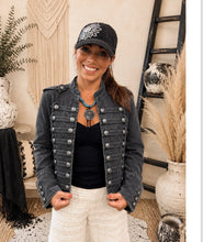 Load image into Gallery viewer, Junk Gypsy Midnight Rider Military Jacket

