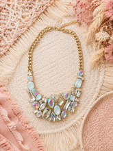 Load image into Gallery viewer, Rosé Sparkle Crystal Necklace Set
