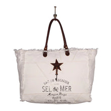 Load image into Gallery viewer, Myra White Paris Weekender Bag
