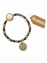 Load image into Gallery viewer, Prairie Luxe Coin Bracelet

