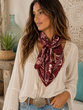 Load image into Gallery viewer, 36" Boho Wanderer Convertible Wild Rag Scarf
