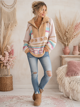 Load image into Gallery viewer, Blush Canyon Quarter Zip Pullover
