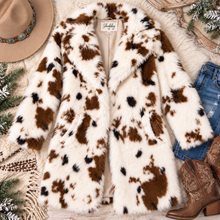 Load image into Gallery viewer, Wild West Winter Faux Fur Coat
