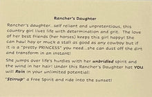 Load image into Gallery viewer, Rancher's Daughter Hand Distressed Hat
