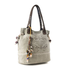 Load image into Gallery viewer, Myra Old Soul Tote Bag in Willow Ash
