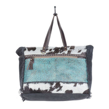 Load image into Gallery viewer, Myra Sea Grass Canvas &amp; Hairon Bag
