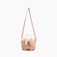 Load image into Gallery viewer, Zoey Bow Crossbody Purse in Blush
