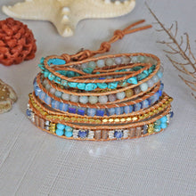Load image into Gallery viewer, Hand Crafted Multi-Gem Super Bracelet.
