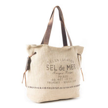Load image into Gallery viewer, Myra Sel de Mer Gathered Strap Tote Bag
